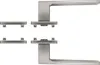 A set of door handles and mounting hardware, presented against a white background. Produktbild-Vorschau