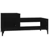vidaXL Couchtisch Schwarz 100x50x45 cm Holzwerkstoff - Produktbild-Vorschau 2