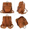Cityrucksack Retro Rucksack Damen 3 in 1 Handtasche Mädchen Produktbild-Vorschau 7