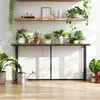 Yaheetech Schmaler Konsolentisch 160 x 20 x 81 cm Langer Produktbild-Vorschau 7