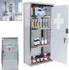 XINZI Medizinschrank Apothekerschrank mit Glas Tür und 4 Produktbild-Vorschau 1