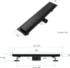 EMKE Caniveau de douche Acier inoxydable 50cm noir mat Voir les images du produit 12