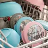 3 miski z pokrywkami różowe / Amuse Podgląd zdjęcia produktu 5