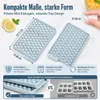 Eiswürfelform mit Deckel 4er Set 416 Kugeln rund Produktbild-Vorschau 4