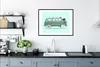 MuchoWow® Gerahmtes Poster Donuts - Lieferwagen - Auto - Produktbild-Vorschau 4
