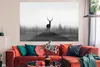 MuchoWow® Poster Rotwild - Schatten - Natur 180x120 cm - Produktbild-Vorschau 3