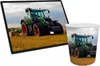 itenga Papierkorb mit Schreibunterlage Motiv Traktor im Produktbild-Vorschau 1