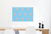 MuchoWow® Poster Eiscreme - Muster - Blau 90x60 cm - Produktbild-Vorschau 5