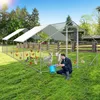 Hühnerstall 3x8x2m Hühnerhaus Freilaufgehege Tiergehege Produktbild-Vorschau 6