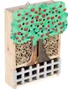 Insektenhotel, Holz, Baum Design, Zaun, H 30 cm Produktbild-Vorschau 1