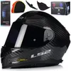 LS2 FF811 Vector II Carbon Helm, carbonio, L (59/60) Anteprima dell’immagine prodotto 1
