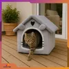OMNA | Casetta per gatti - 35x38x40 cm - Grigio - Morbida e Anteprima dell’immagine prodotto 15