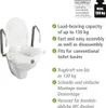 WENKO WC Sitz Toilettensitz Erhöhung mit Stütz Griffen Produktbild-Vorschau 3