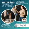 CASARIA® Porte-manteau Blanc avec base en marbre 14 Voir les images du produit 4