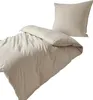 Traumschlaf Melange Bettwäsche 155x220 cm + 80x80 cm sand Produktbild-Vorschau 2