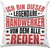 Trendation - Handwerker Spruch Geschenk Deko-Kissen mit Produktbild-Vorschau 1