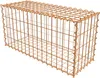 Rostige Gabione 80 cm x 40 cm x 30 cm (L x H x T), Produktbild-Vorschau 2