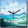 Coloray Uhr auf Leinwand 30x30 cm Wand Uhr Dekoration Produktbild-Vorschau 1