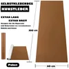Samolepicí dekorativní fólie, umělá kůže, barva hnědá, Náhled obrázku produktu 2