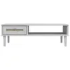 Couchtisch SENJA Rattan-Optik Weiß 100x55x33 cm Kiefernholz Produktbild-Vorschau 5