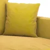 The Living Store 2-tlg. Sofagarnitur mit Kissen Gelb Samt Produktbild-Vorschau 6