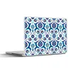 MuchoWow® Laptop Aufkleber Sticker Cover Blumen - Muster - Produktbild-Vorschau 1