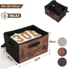 Aufbewahrungsbox mit deckel aus Vliesstoff – faltbare Produktbild-Vorschau 4