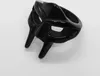 MF DOOM Edelstahl Ring Gladiator Hip Hop Ring Gold, Schwarz Produktbild-Vorschau 3