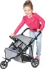 Zwillingspuppenwagen Duo jeans grey Produktbild-Vorschau 9