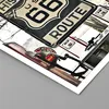 Poster - Poster ohne Rahmen - Straße alt 66 USA - 50x40 cm Produktbild-Vorschau 2