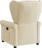 The back view of a cream-colored recliner chair. Produktbild-Vorschau