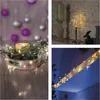 LED girlanda – kamínky, 1,2 m, 3x AA, vnitřní, teplá bílá, časovač Náhled obrázku produktu