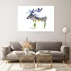 Bilder auf glas - Moose Berge Winter illustration - Produktbild-Vorschau 7