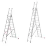 Hailo HobbyStep combi Mehrzweckleiter 3x9 Sprossen Produktbild-Vorschau 1