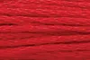A close-up, textured view of red embroidery thread. Produktbild-Vorschau