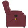 Massagesessel Elektrisch Weinrot Stoff , Klassische Sessel Produktbild-Vorschau 9