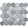 Keramikmosaik Comtessa Hexagon Zementoptik Dunkelgrau Produktbild-Vorschau 4