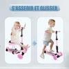 3-Rad Kinder Roller Scooter,Kinder-Balance-Roller,Dreirad Produktbild-Vorschau 3
