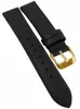 Herzog < Uhrenarmband schwarz > Leder Dornschließe Produktbild-Vorschau 4