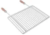 Edelstahl Grillrost mit verstellbarer Breite 40-55X30cm aus Produktbild-Vorschau 1