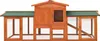 Wiltec Clapier – 2190 x 530 x 850 mm – 2 étages – Toit Voir les images du produit 2