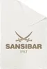 A folded blanket with a logo and text. Produktbild-Vorschau