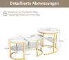 Fortuna Lai Couchtisch 2er Set, Satztische mit Produktbild-Vorschau 7