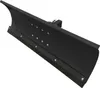 A black snow plow blade with a rubber edge, shown against a white background. Produktbild-Vorschau