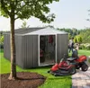 Abri jardin métal "Dallas" - 8,84 m² - Taupe Voir les images du produit 2