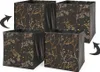 Faltbox Vicco  Schwarz/Gold (Floral) 30 x 30 cm 2er Set Produktbild-Vorschau 7
