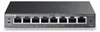A TP-Link 8-port Gigabit Easy Smart Switch with 4-Port PoE is shown from the front. Anteprima dell’immagine prodotto