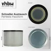 vhbw Faltenfilter kompatibel mit Rowi RAS 800/18/1 Inox Produktbild-Vorschau 4
