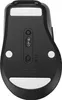 The underside of a black Asus computer mouse is shown against a white background. Voir les images du produit