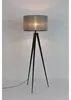 Zuiver Tripod Stehlampe Mit Stativ Schwarz/ Grau Produktbild-Vorschau 2